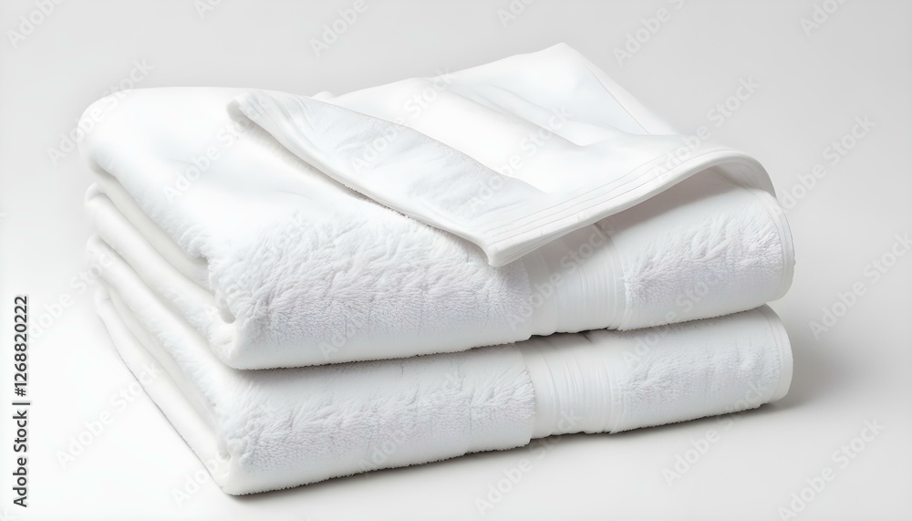 Bath towel isolated on white Bath towel isolated on white