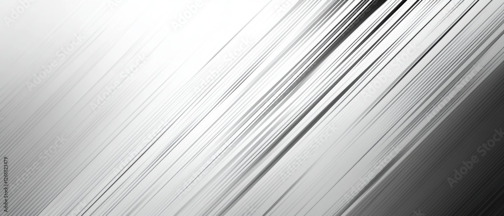 Fototapeta premium Abstract Monochrome Lines Creating Dynamic Flow and Movement for Poster, Banner, Wallpaper and Presentation Design