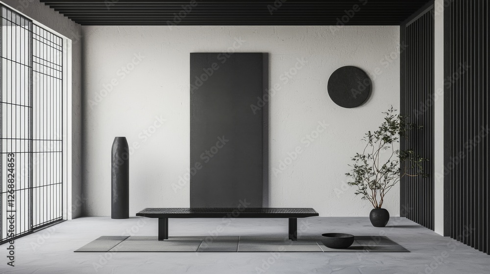 Fototapeta premium Minimalist 3D painting texture with a monochromatic theme, showcasing simplicity and craftsmanship --chaos 20 --ar 16:9 --quality 2 --v 6.1 Job ID: 2ecf5878-20bb-4b93-9d99-3782619e9be4