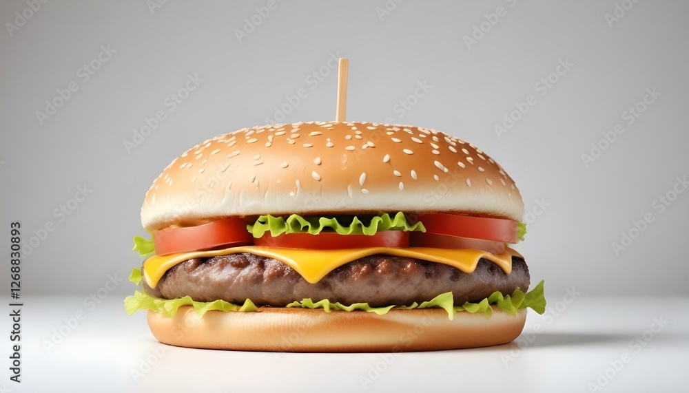 tasty cheeseburger isolated on white background tasty cheeseburger isolated on white background