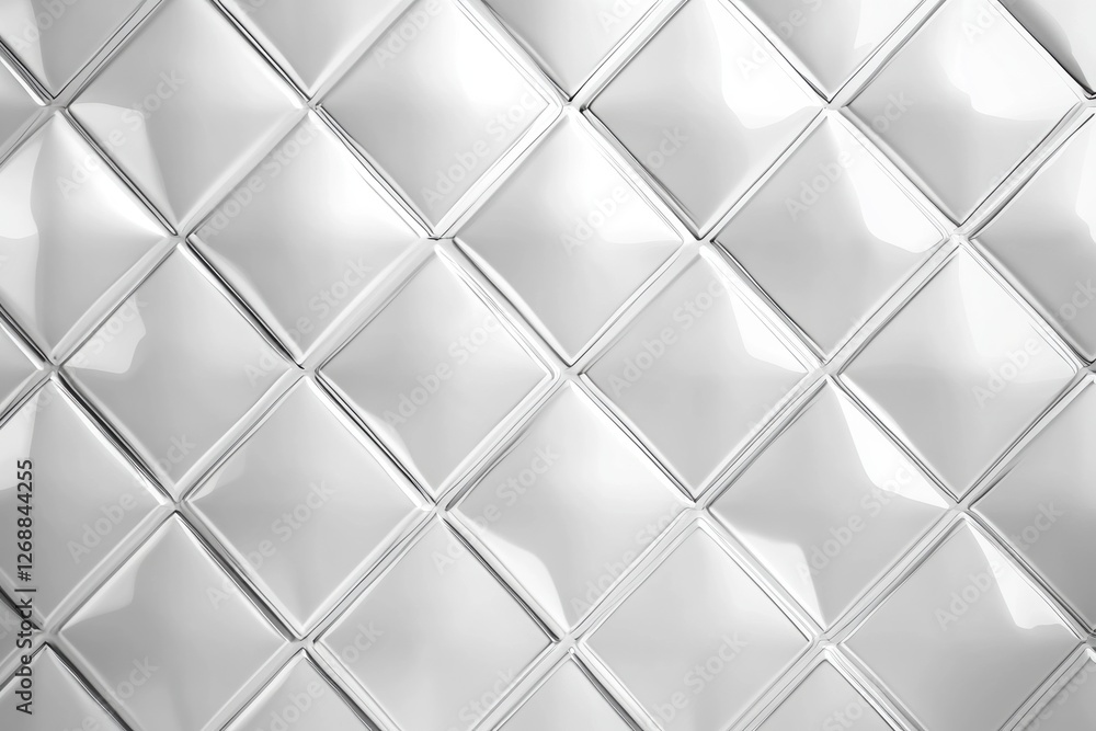 Sleek And Shiny Silver Metallic Textured Background With Geometric Diamond Pattern Ideal For Poster, Banner, Web And Wallpaper Designs Sleek And Shiny Silver Metallic Textured Background With Geometric Diamond Pattern Ideal For Poster, Banner, Web And Wallpaper Designs