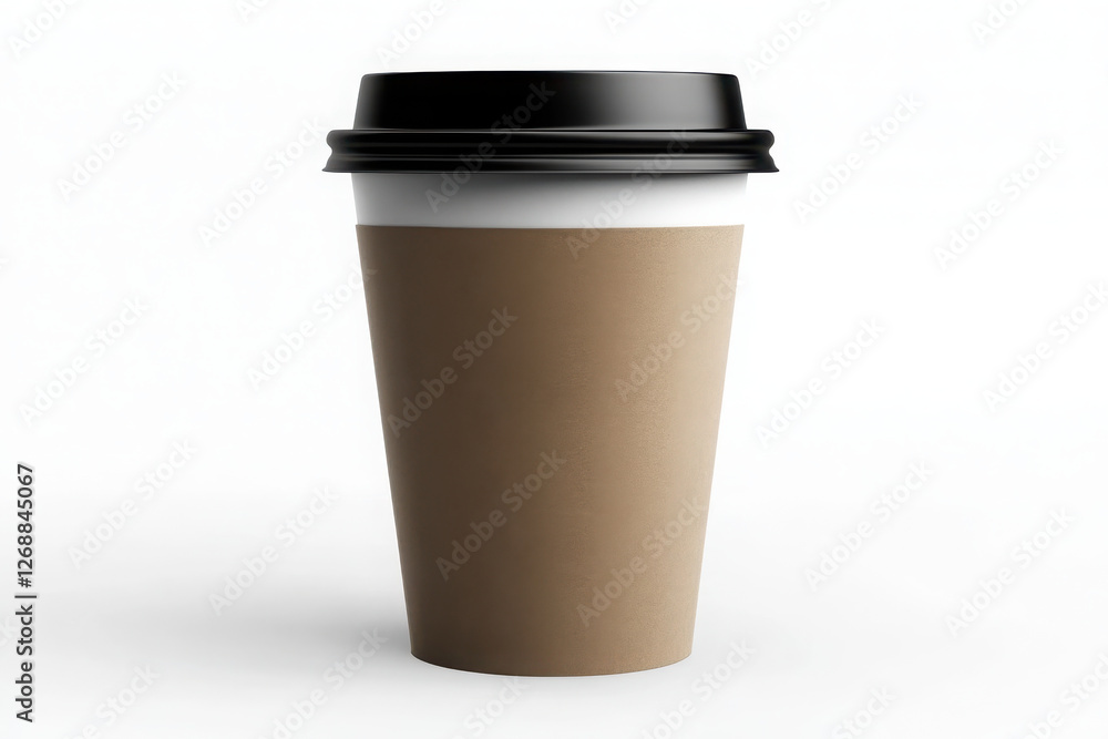 Blank take away coffee cup isolated on white or white background Blank take away coffee cup isolated on white or white background