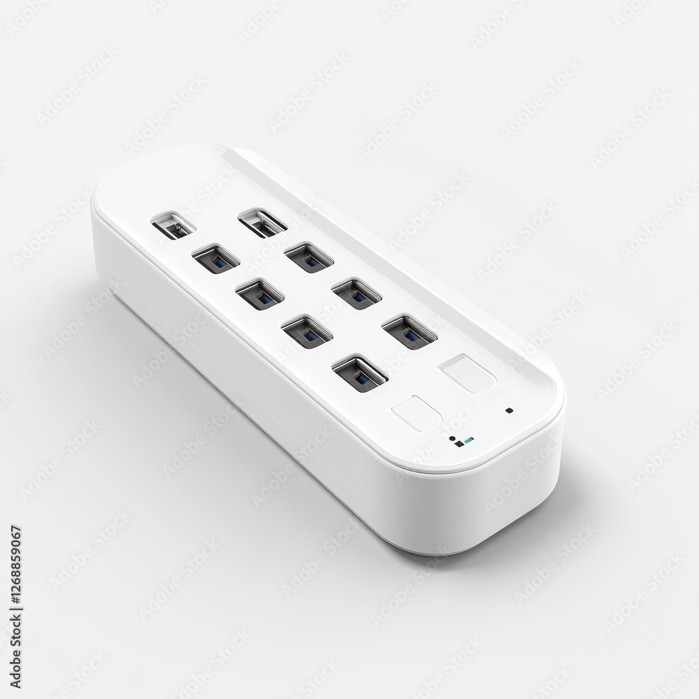 Compact surge protector with multiple ports for efficient device charging and protection Compact surge protector with multiple ports for efficient device charging and protection