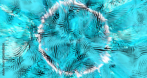 Colorful abstract texture created with Gradient flow and 3D structure imitate the movement of liquid or wind. Vibrant colors, volumetric waves and digital noise create a sense of depth and dynamics. I