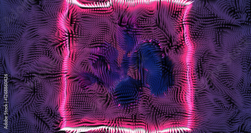 Colorful abstract texture created with Gradient flow and 3D structure imitate the movement of liquid or wind. Vibrant colors, volumetric waves and digital noise create a sense of depth and dynamics. I