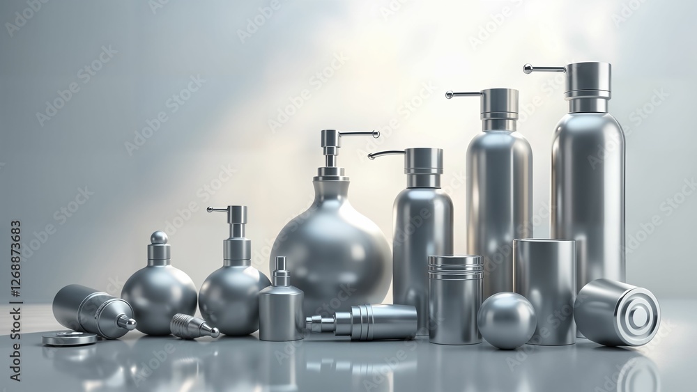 Obraz premium Glamorous Silver Arrangements