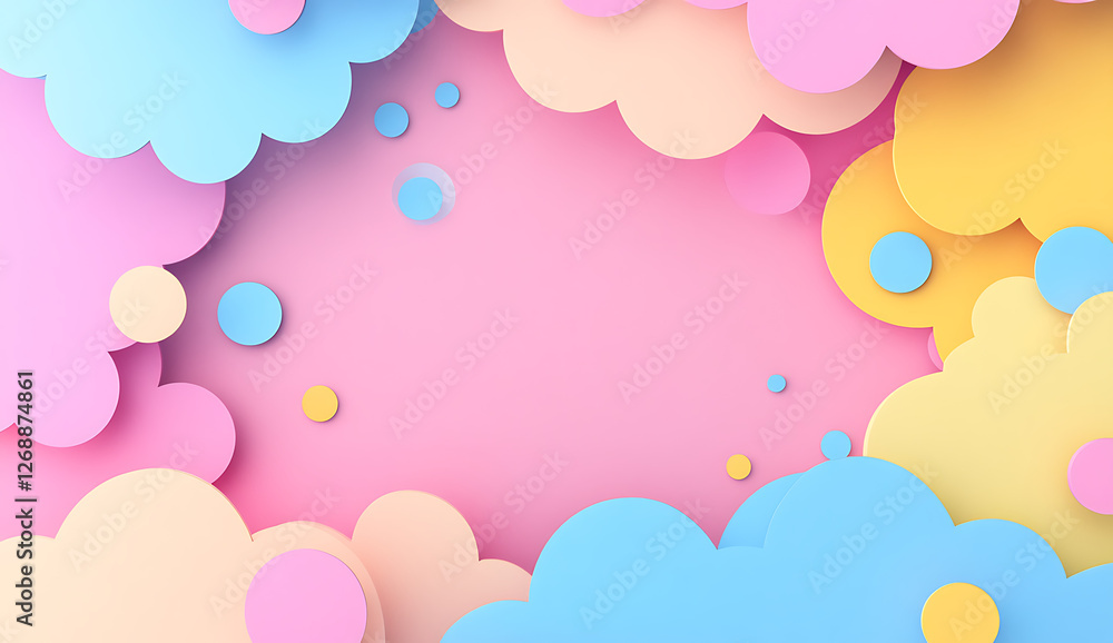 abstract background with colorful paper cut abstract background with colorful paper cut