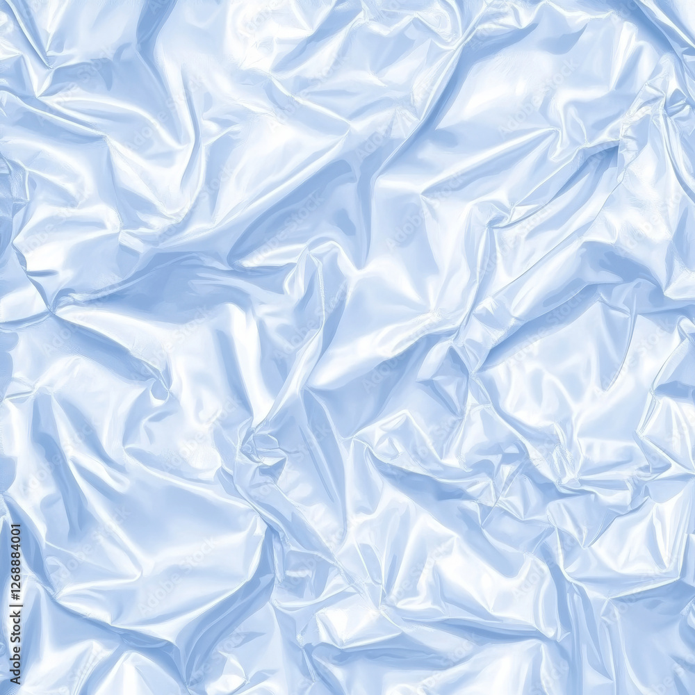 Obraz premium Crinkled light blue abstract texture background