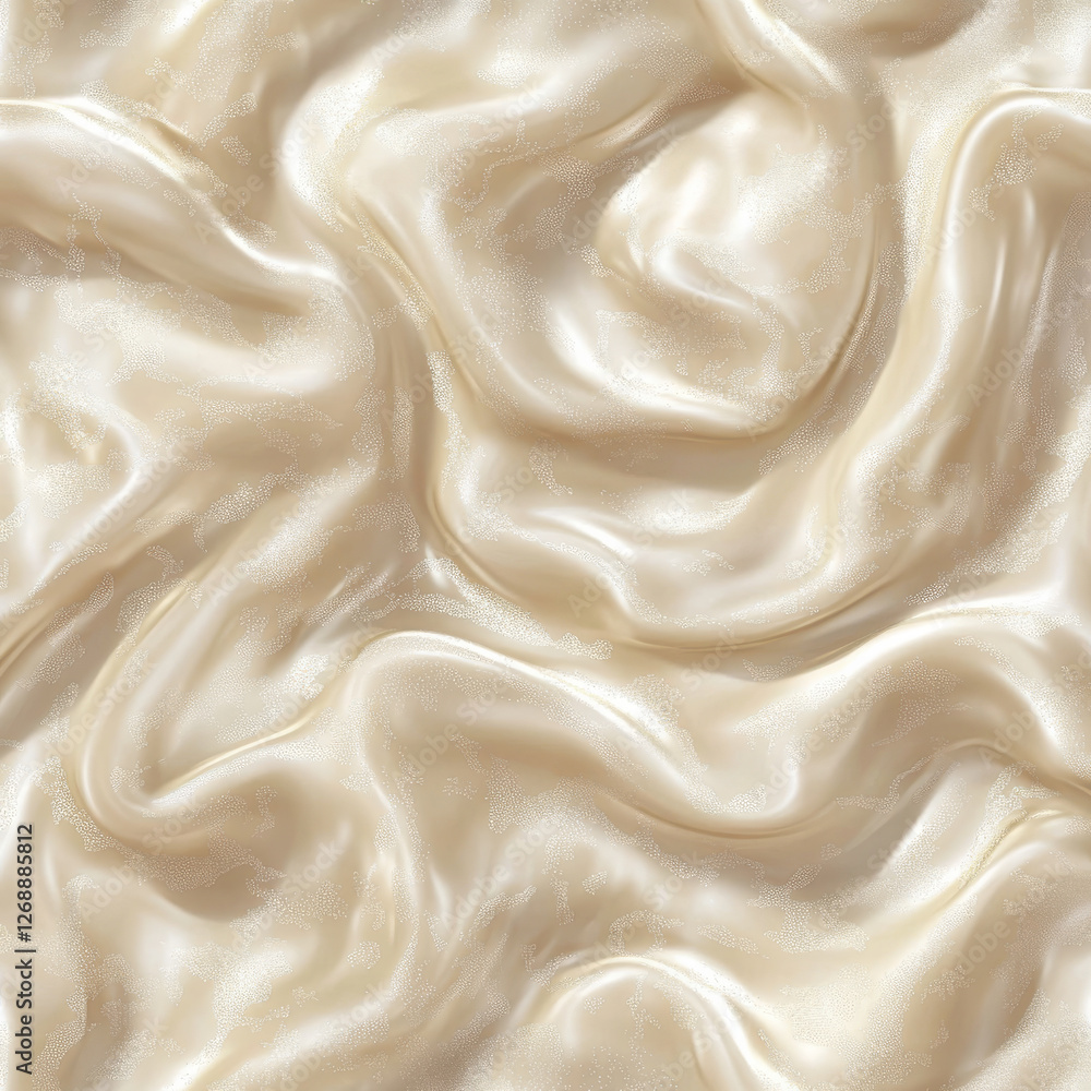 Obraz premium Smooth, flowing white fabric texture background