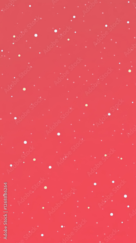 Red background with scattered white dots Red background with scattered white dots