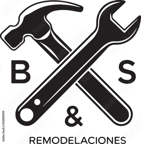A logo for a home remodeling company 