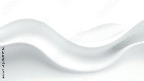 Wallpaper Mural Stylish and modern minimalist seamless white wave texture pattern background with monochromatic color scheme. Abstract White Wave Forms background Torontodigital.ca