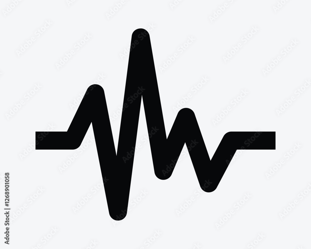 Earthquake Line Graph Heart Beat Heartbeat Tremmor Wave Outline Scan Shake Vibration Black White Icon Sign Symbol Graphic Illustration Vector Earthquake Line Graph Heart Beat Heartbeat Tremmor Wave Outline Scan Shake Vibration Black White Icon Sign Symbol Graphic Illustration Vector