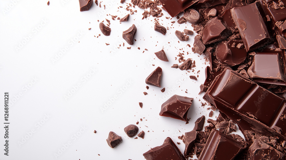 Fototapeta premium dark chocolate bar