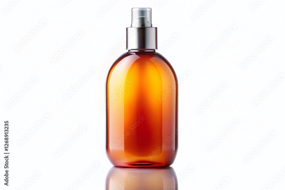 Elegant Product Bottle Mockup on Clean White Background - Perfect for Branding Elegant Product Bottle Mockup on Clean White Background - Perfect for Branding