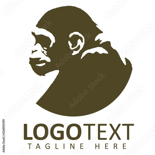 Gorilla Logo Icon Design Vector