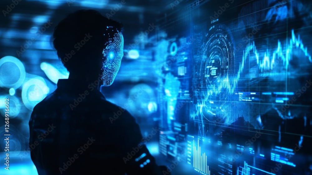 abstract hologram digital background abstract hologram digital background