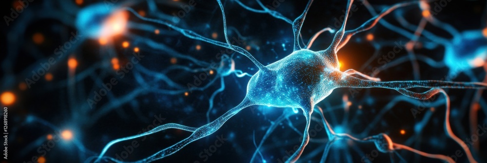 Neurons interacting with synapses in a digital representation of brain connectivity. Generative AI Neurons interacting with synapses in a digital representation of brain connectivity. Generative AI