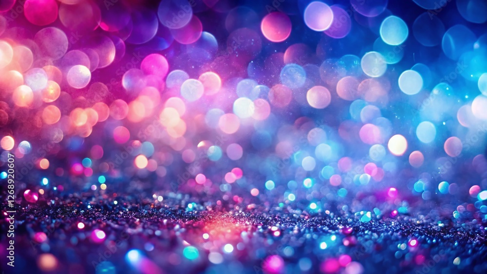Ethereal Galaxy Bokeh: Festive Abstract Macro Background Ethereal Galaxy Bokeh: Festive Abstract Macro Background