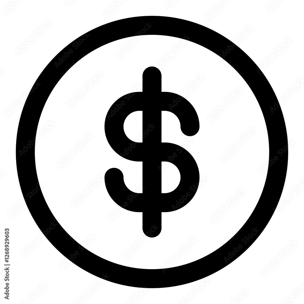 Coins Icon. Vector Illustration. Symbol of Money, Currency, and Savings