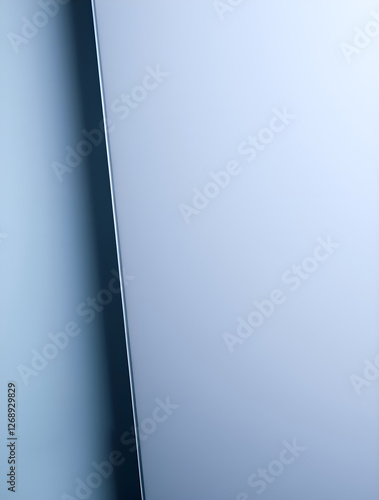  Futuristic hi-tech style background featuring a close-up image of a steel smooth and sharp metal surface. Perfect for technology, innovation or cyberpunk style design.