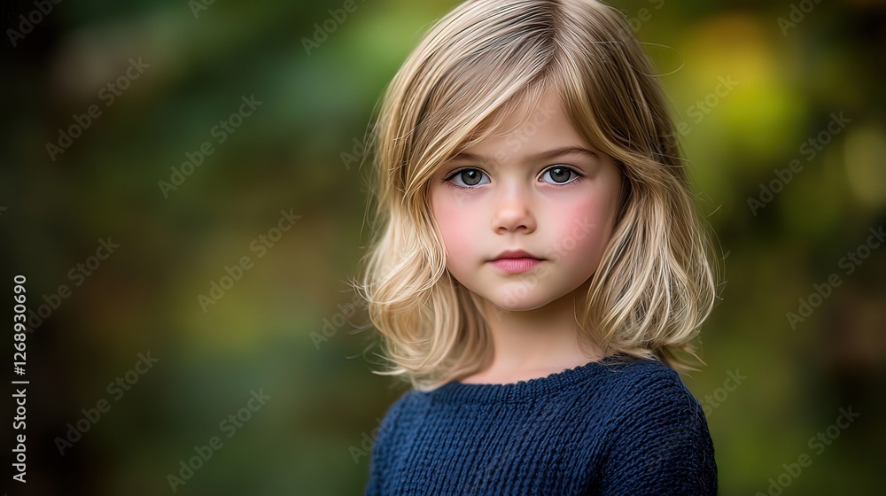 A child stands in a serene forest, embodying innocence and connection with nature. A child stands in a serene forest, embodying innocence and connection with nature.