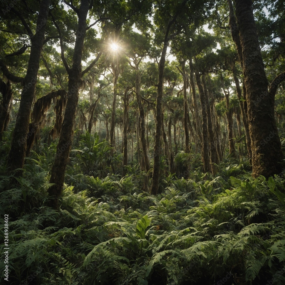Fototapeta premium forest in the morning