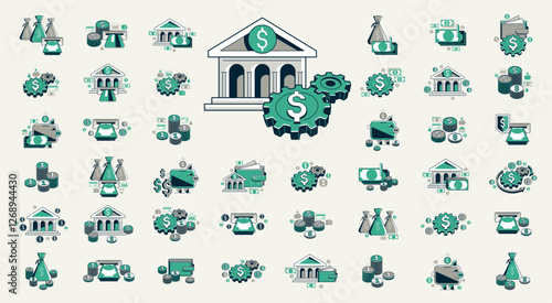 Business and finance vector...