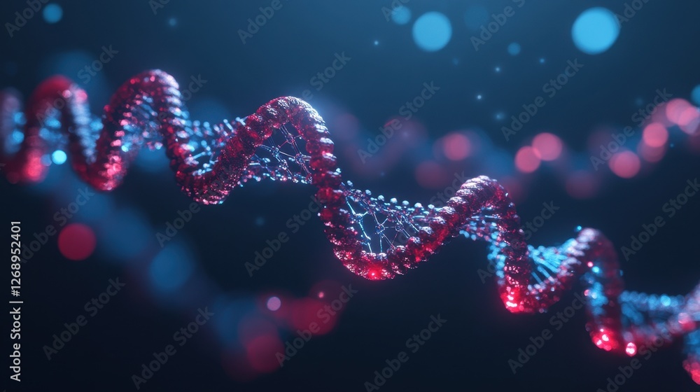 A high-resolution visualization of a synthetic biology experiment designing new biological pathways. A high-resolution visualization of a synthetic biology experiment designing new biological pathways.