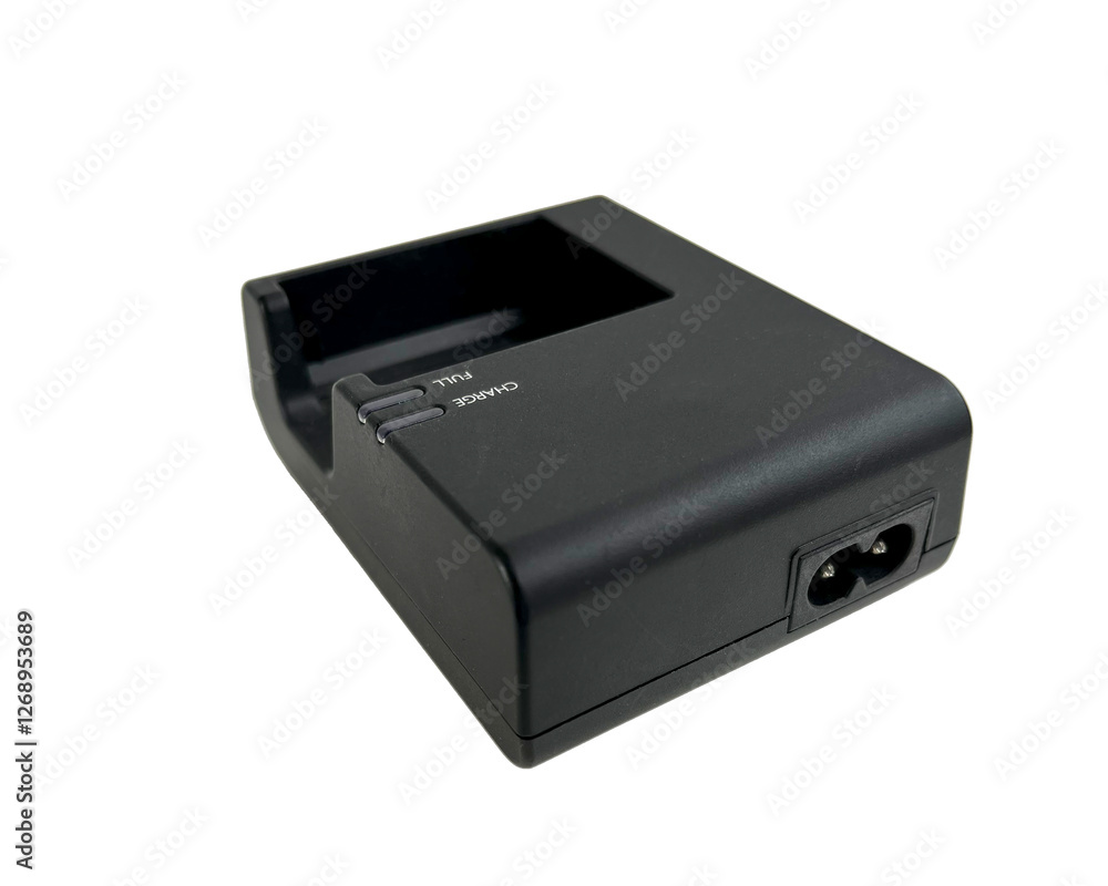 Compact Black Battery Charger Adapter for Modern Electronic Devices Compact Black Battery Charger Adapter for Modern Electronic Devices