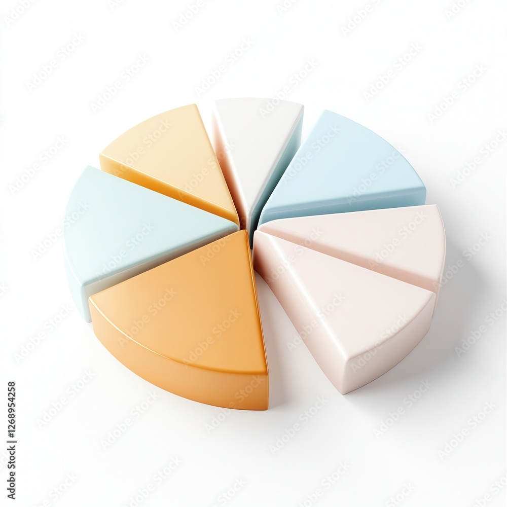 Obraz premium Minimalist Pastel Geometric Triangle Pattern Composition for Modern Digital Display