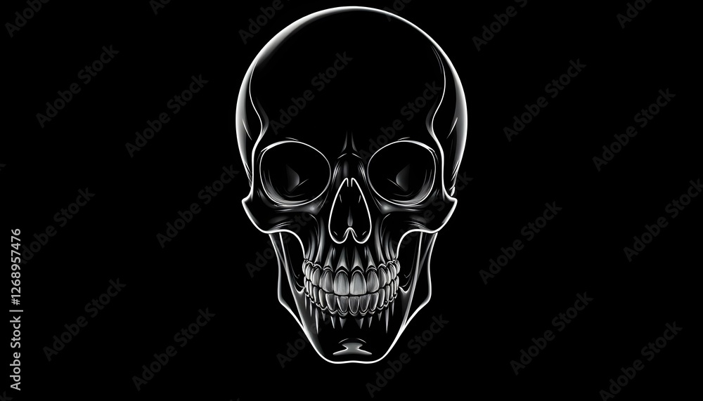 Fototapeta premium Memento Mori: Provocative Skull Art for Thoughtful Perspectives