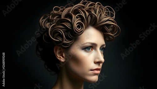 Cerebral Coiffure: A Mind-Mapping Masterpiece