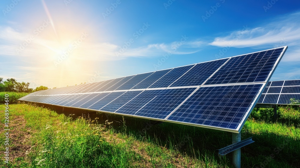 A research lab analyzing ways to improve solar panel efficiency and recyclability. A research lab analyzing ways to improve solar panel efficiency and recyclability.
