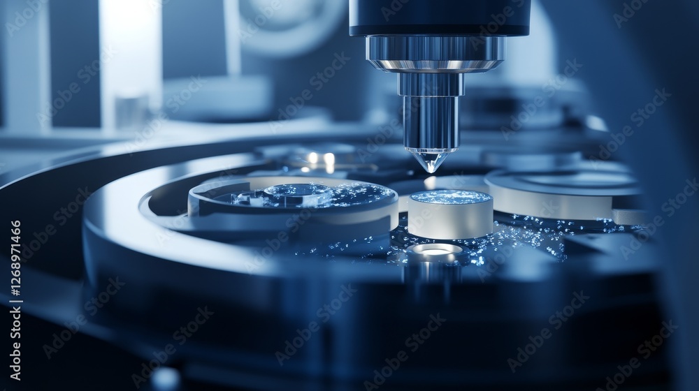 Precision machine creating micro components. Precision machine creating micro components.