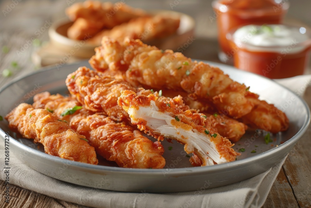 Crispy Chicken Fingers – Delicious Breaded Snack Crispy Chicken Fingers – Delicious Breaded Snack