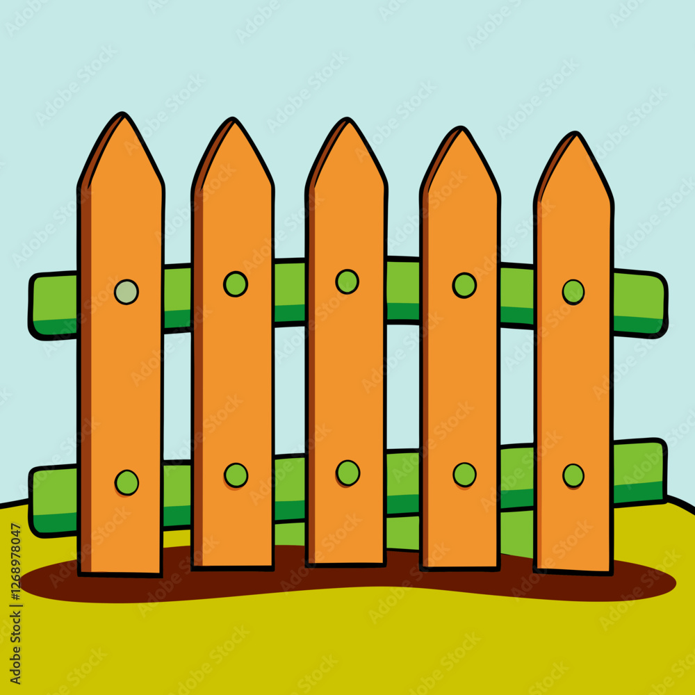 wooden fence with a fence wooden fence with a fence