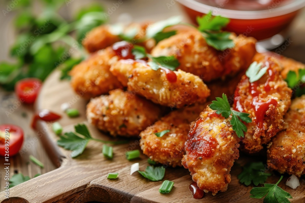 Crispy Chicken Nuggets – Delicious Fast Food Snack Crispy Chicken Nuggets – Delicious Fast Food Snack