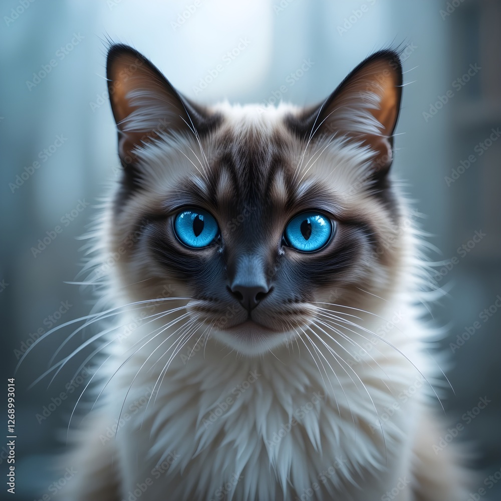 Blue Eyed Cat, Desktop Wallpaper Backgrounds, Background HD For Designer Blue Eyed Cat, Desktop Wallpaper Backgrounds, Background HD For Designer