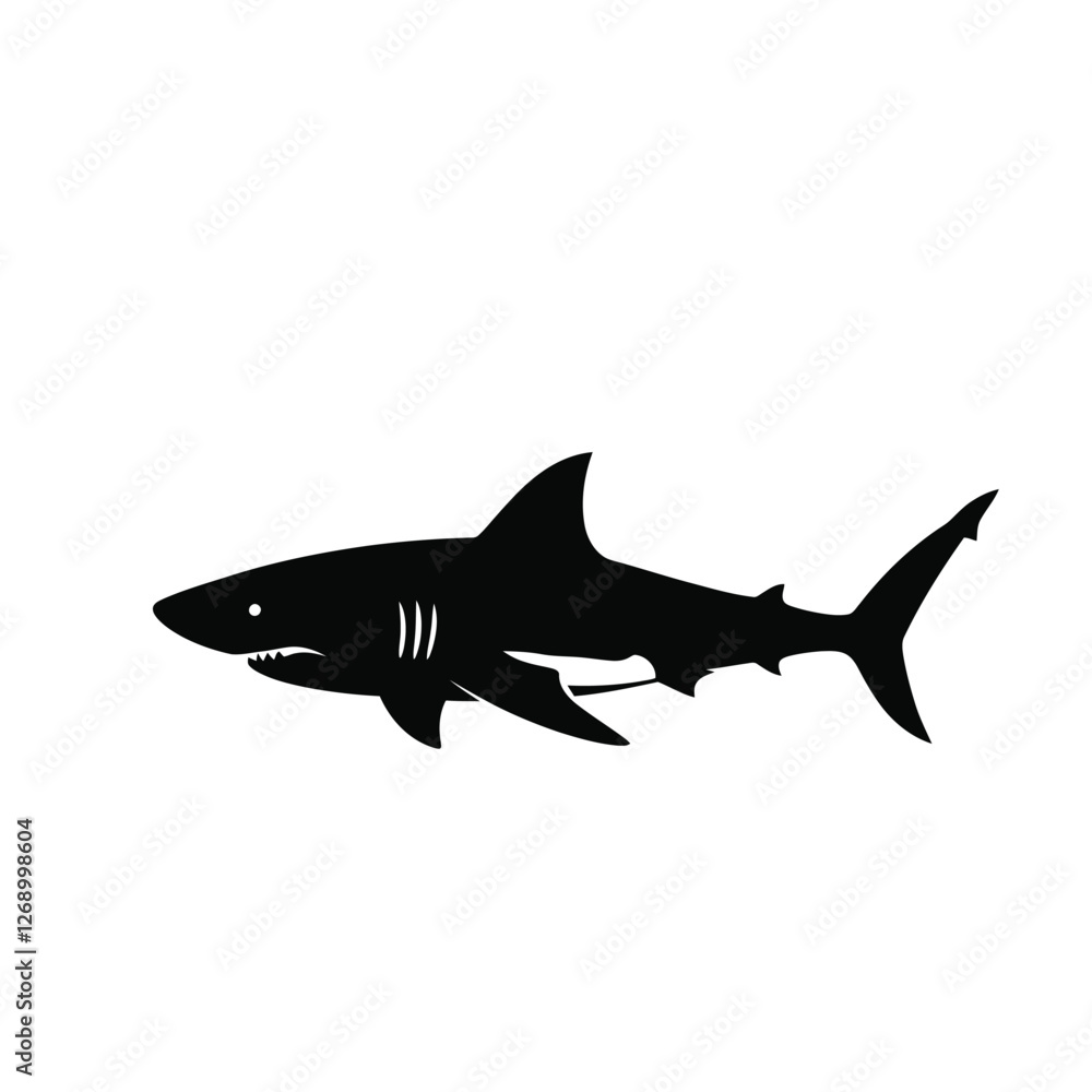 Naklejka premium shark vector illustration