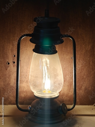 old oil lamp