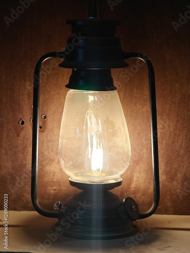 old oil lamp