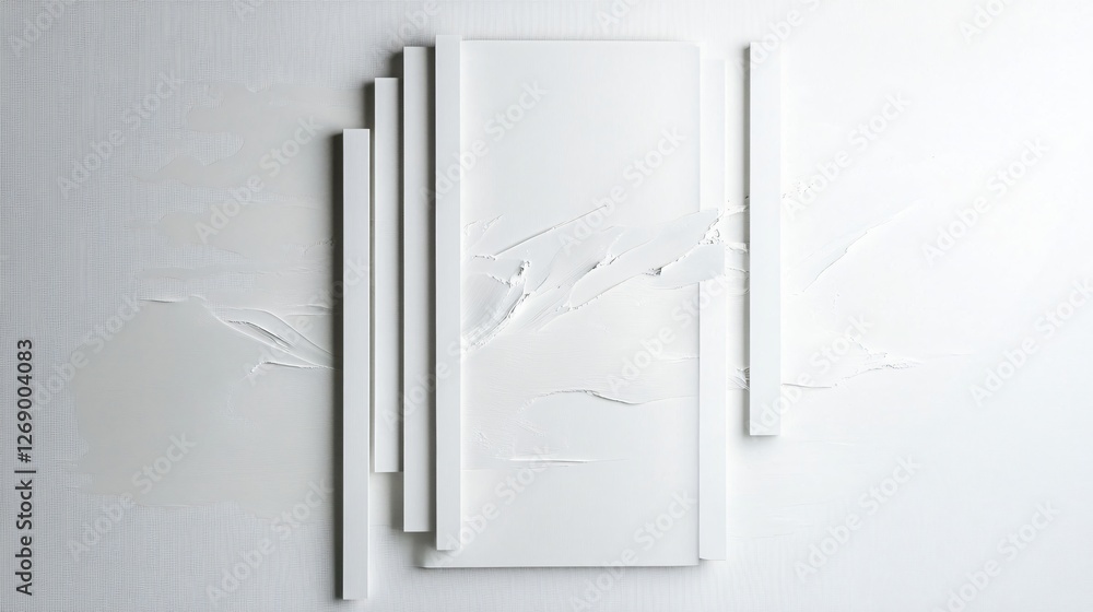 abstract white on white textured geometric shapes. modern, clean, minimalist, and monochromatic design. abstract white on white textured geometric shapes. modern, clean, minimalist, and monochromatic design.