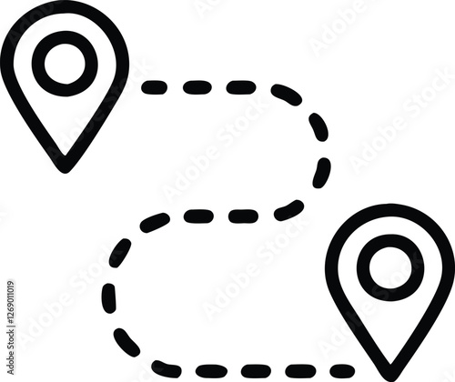 Route icon map icon