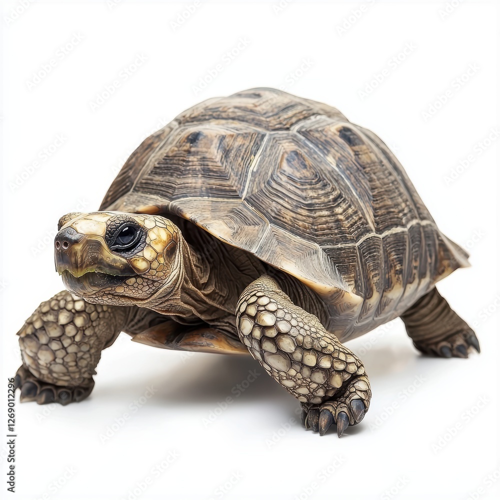 Obraz premium Tortoise isolated on white