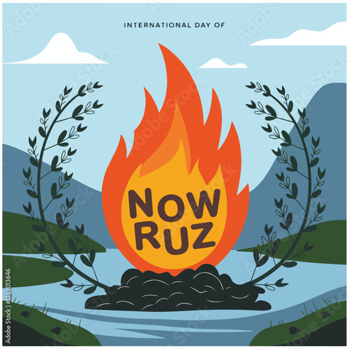 International Day of Nowruz flyer poster image 18.eps