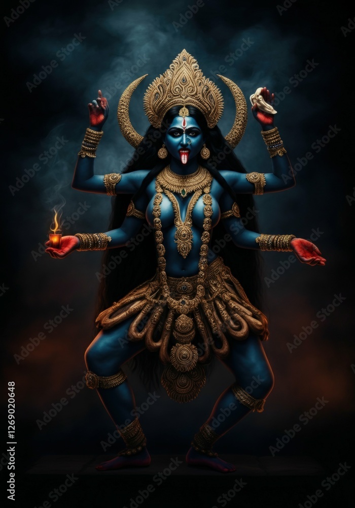 Obraz premium Goddess Kali Maa