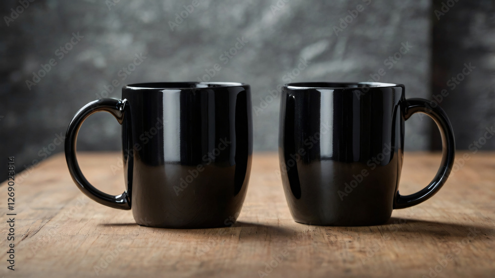 empty black coffe mug empty black coffe mug