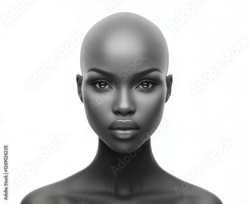 bald woman