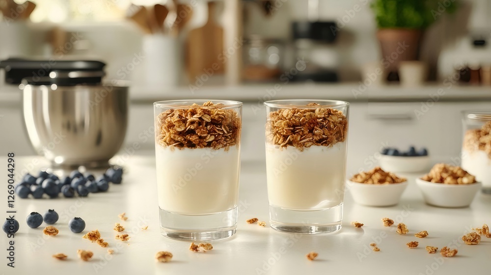 Kitchen Yogurt Granola Parfait Breakfast Kitchen Yogurt Granola Parfait Breakfast